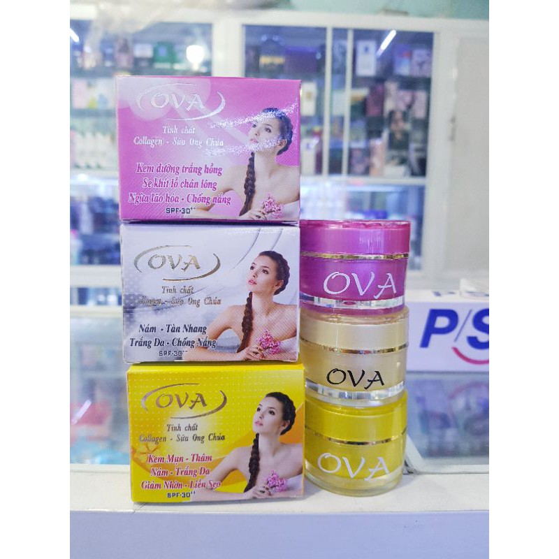Kem ova tinh chất collagen - sữa ong chúa