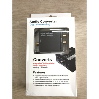 Bộ chuyển đổi Optical Audio to RCA Audio - Digital to Analog Audio R/L