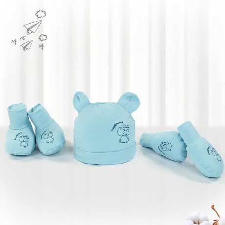 Set  mũ, bao tay, bao chân Good mama cho bé sơ sinh