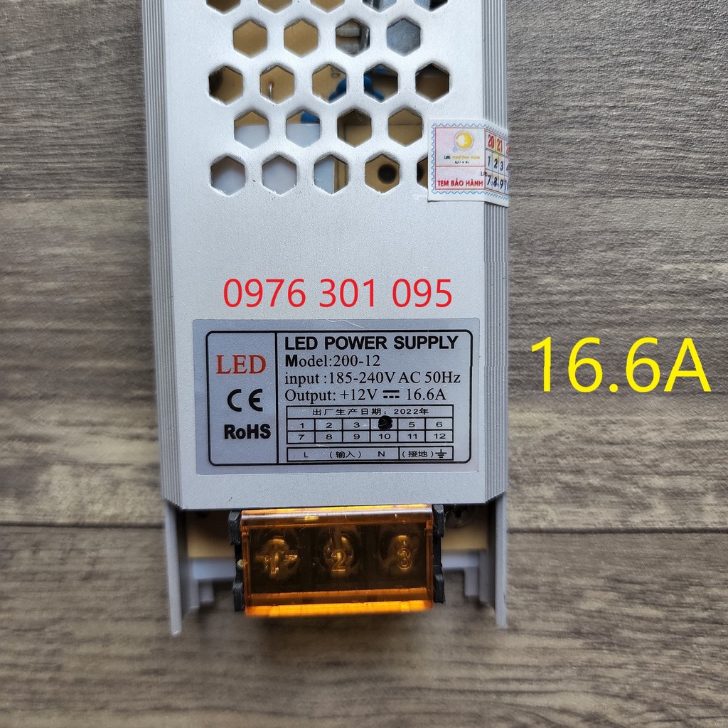 Nguồn 12v Dẹp Dài Siêu Mỏng, Nguồn Tổ Ong 12v, Nguồn Led Đũa 12v