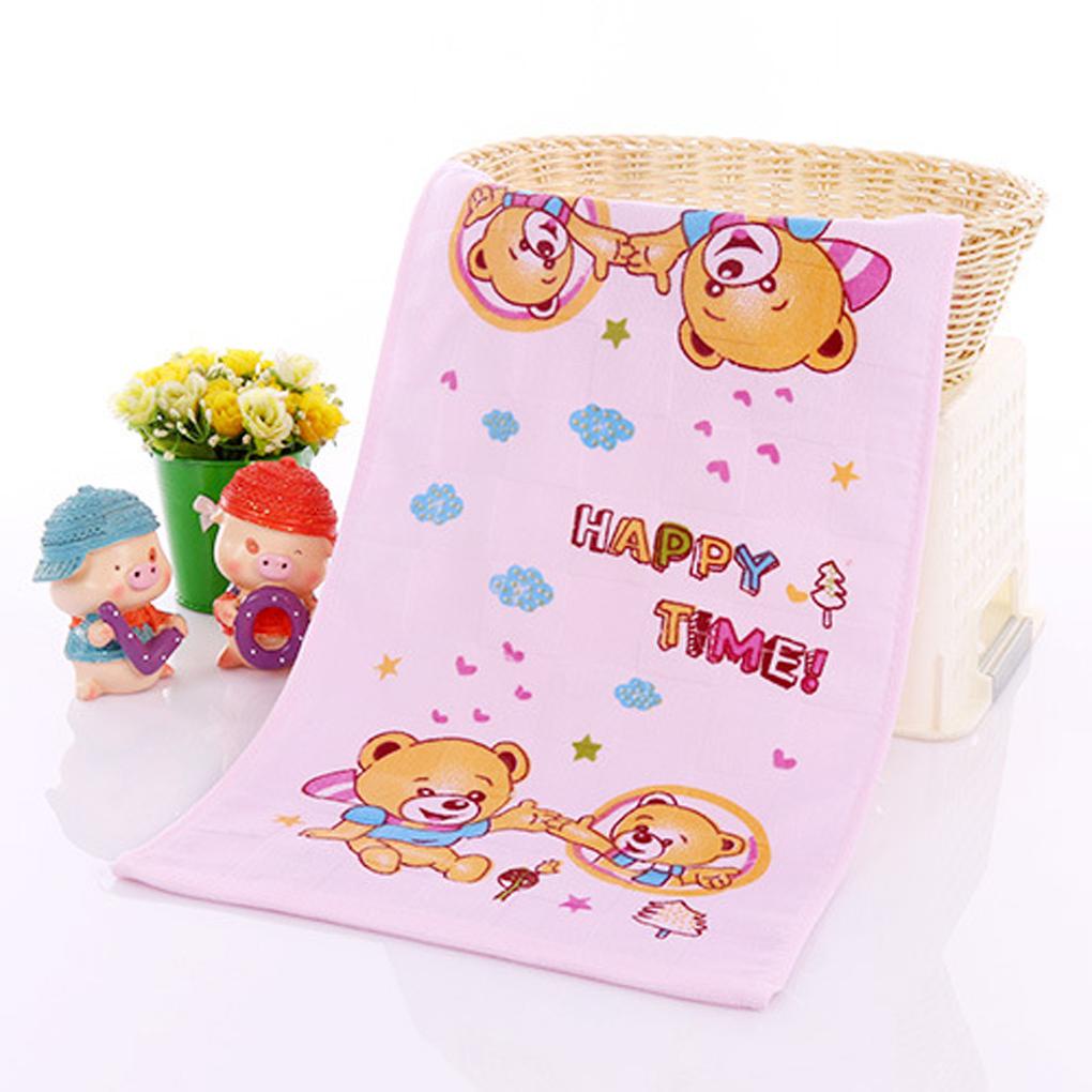 Khăn Gạc Cotton Hai Lớp In Họa Tiết Ngẫu Nhiên Dành Cho Trẻ Em