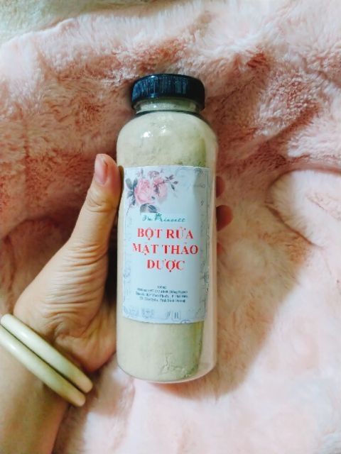 Bột Rửa mặt thảo dược organic