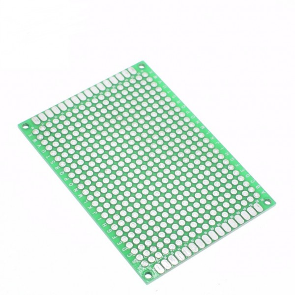 Board đồng đục lỗ 05x07cm 2 mặt phủ xanh - HT089