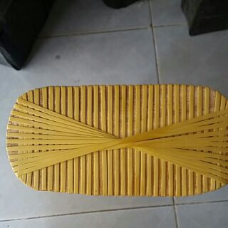 Gối  nhựa giả mây 34x16cm