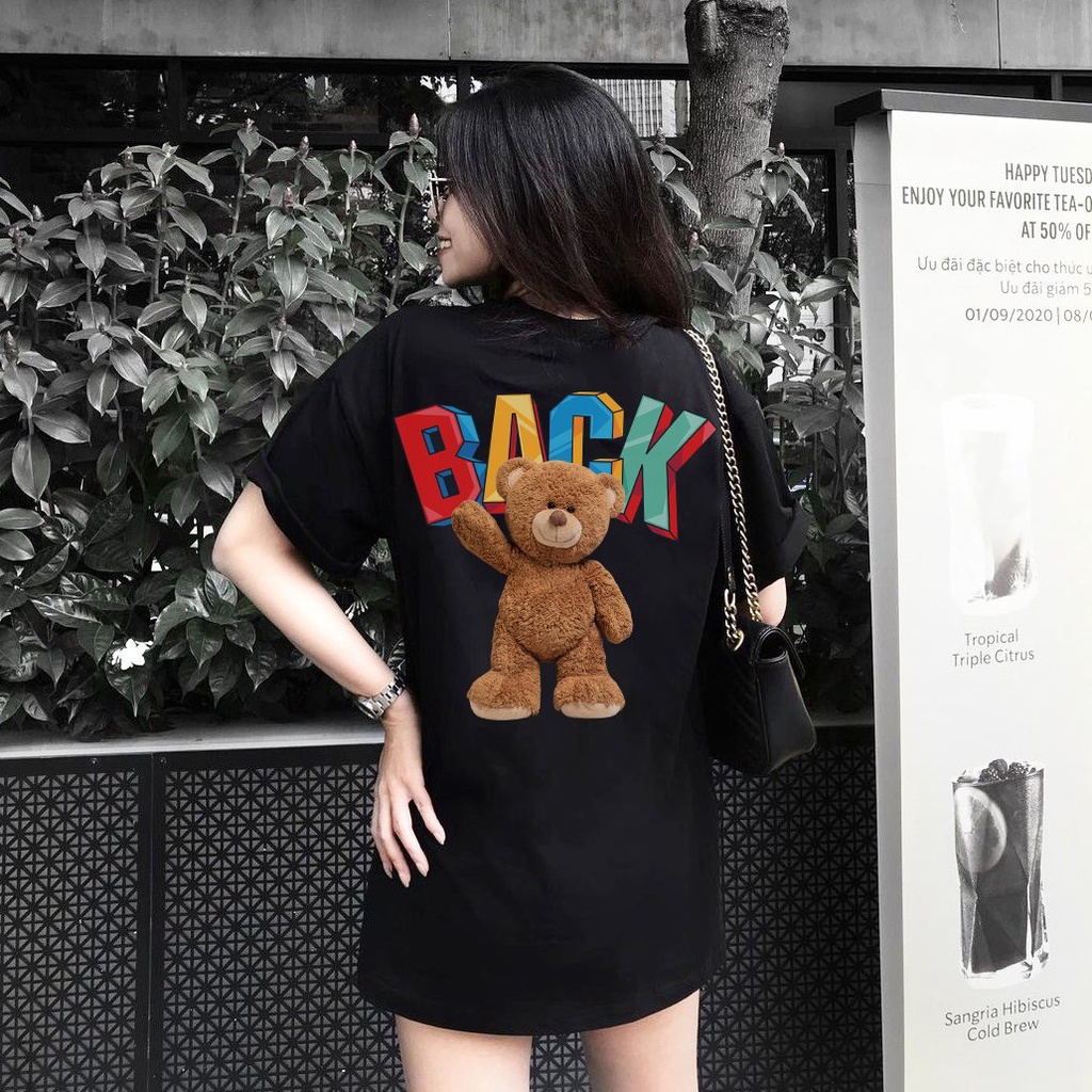 Áo Gấu Teddy - B&W Studio, Áo Thun Chất Liệu Cotton 100% Dày Dặn, Có 4 Màu, Form Suông Rộng Cho Nam Và Nữ Mã TED01