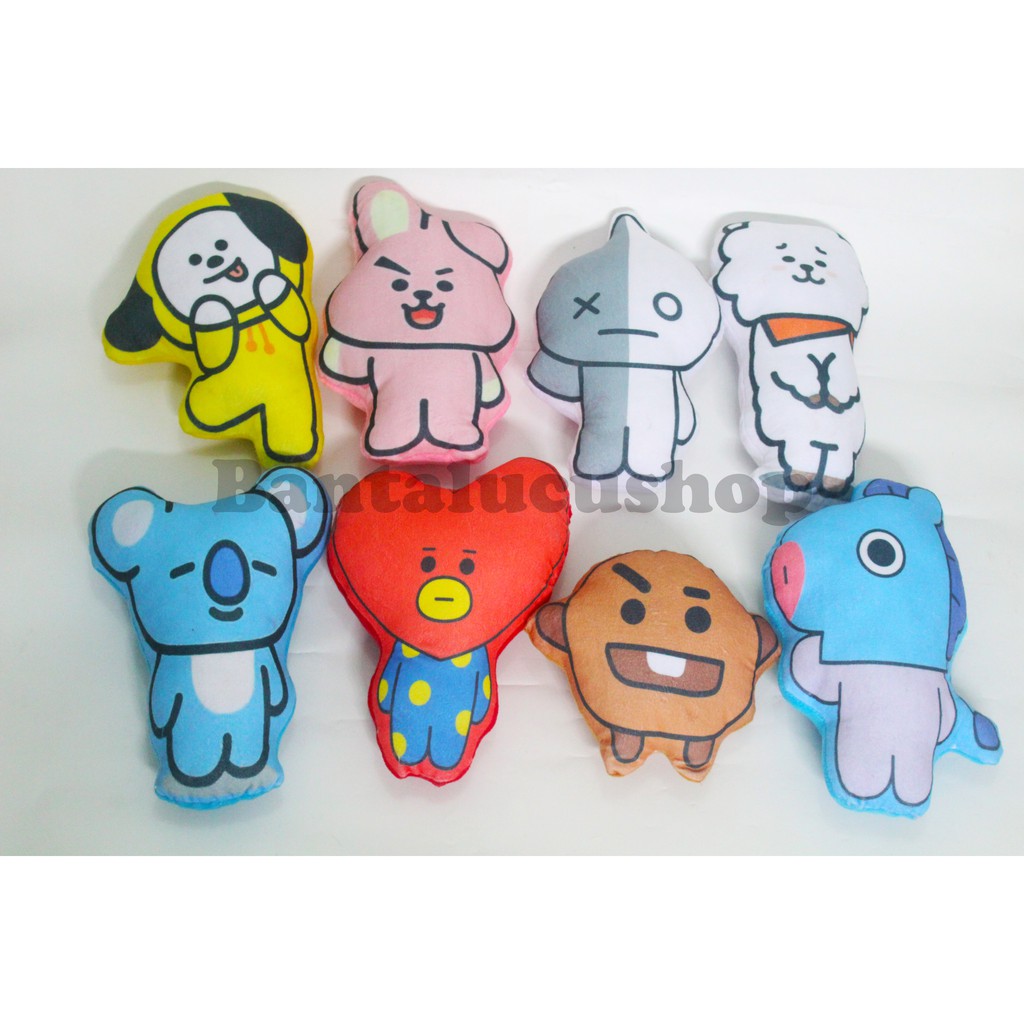 Gối Ôm Hình Nhân Vật Bt21 Xinh Xắn