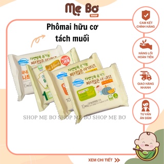 PHÔMAI/ PHÔ MAI TÁCH MUỐI HỮU CƠ HÀN QUỐC CHO BÉ ĂN DẶM (Set 3 miếng và Set 10 miếng)