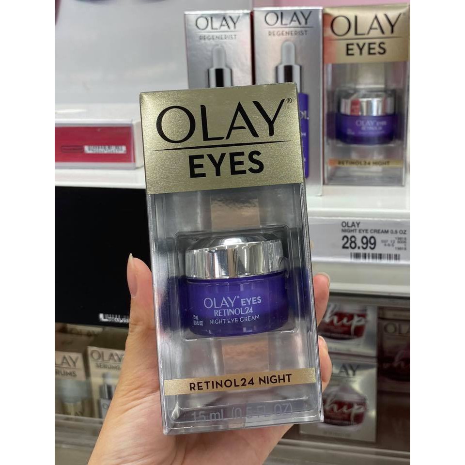 KEM DƯỠNG MẮT BAN ĐÊM OLAY RETINOL 24 NIGHT EYE CREAM 15ML CHÍNH HÃNG - 6268