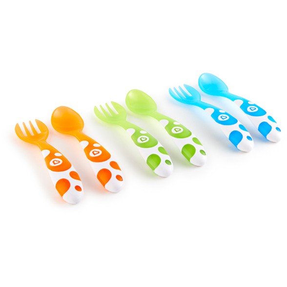 Muỗng nĩa Munchkin cho bé tập cầm (tách set)