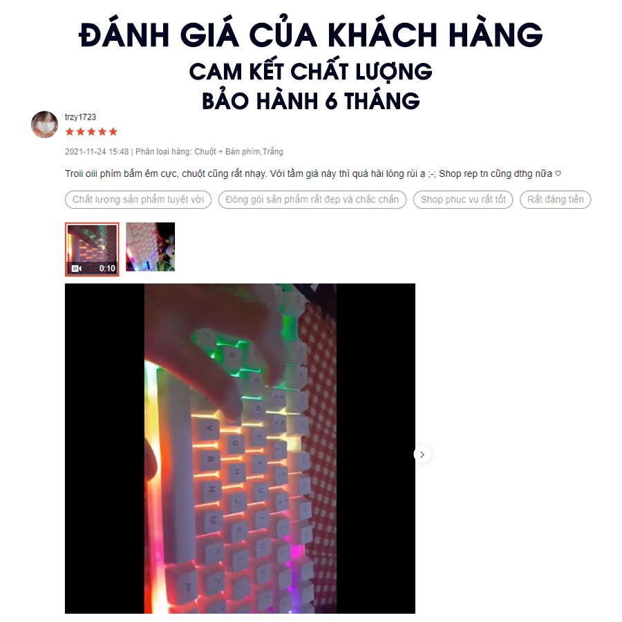 [ MẪU MỚI 2022 ] Bàn Phím Chuột Giả Cơ G21 - Chuyên game - Có đèn LED 7 màu - Cho máy tính, laptop