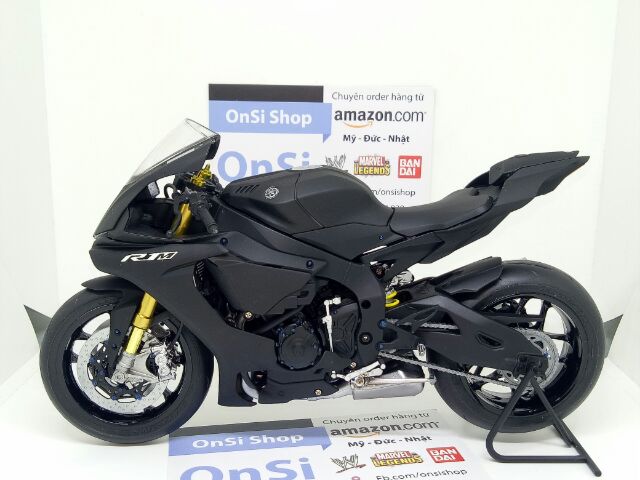 YAMAHA R1M ĐEN NHÁM 1/12 TAMIYA MÔ HÌNH XE MOTO ĐỘ
