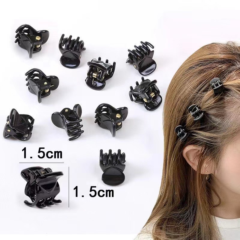 Kẹp Tóc Đuôi Ngựa Mini Bằng Kim Loại Phong Cách Hàn Quốc Dễ Thương