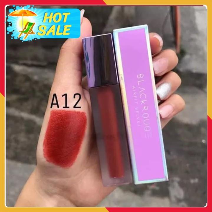 Son Black Rouge A12 ⚡️𝑪𝒉𝒖𝒂̂̉𝒏 𝑪𝒉𝒊́𝒏𝒉 𝑯𝒂̃𝒏𝒈 ⚡️ Son Màu Đỏ Nâu Trầm Siêu Hót | Thế Giới Skin Care