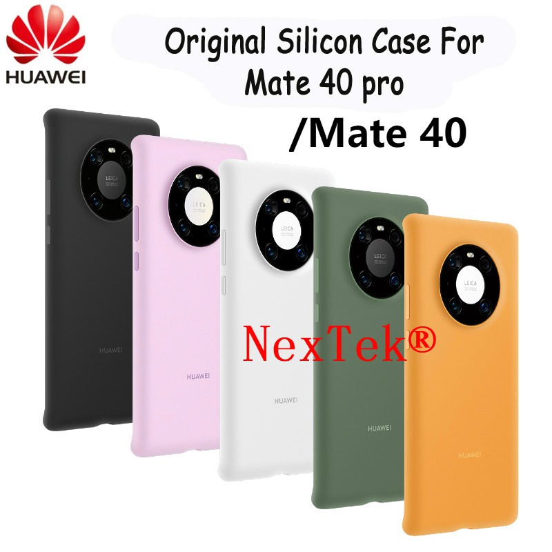 【100% hàng chính hãng】 HUAWEI Mate40 Mate 40 Pro Silicon Case Ốp điện thoại Silicon mềm HUAWEI Mate4