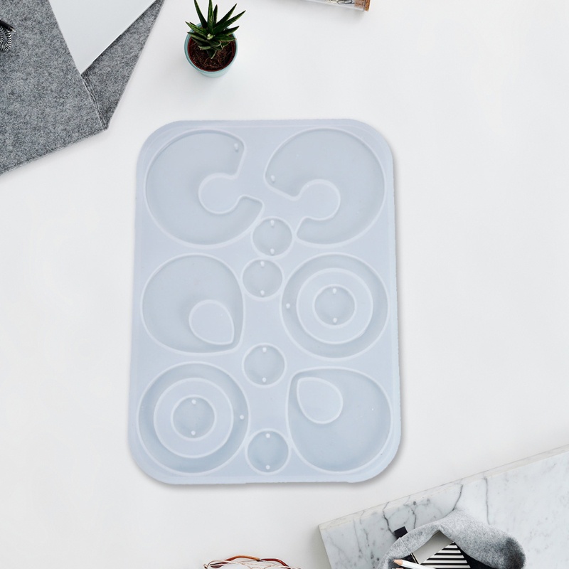 Khuôn Làm Móc Khóa Trang Trí Bằng Nhựa Resin DIY