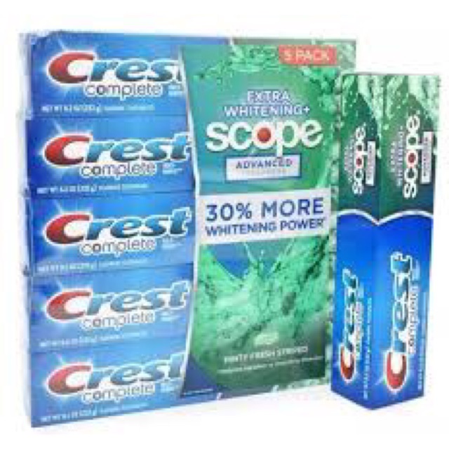 Kem đánh răng Crest Complete nhập Mỹ 232gr