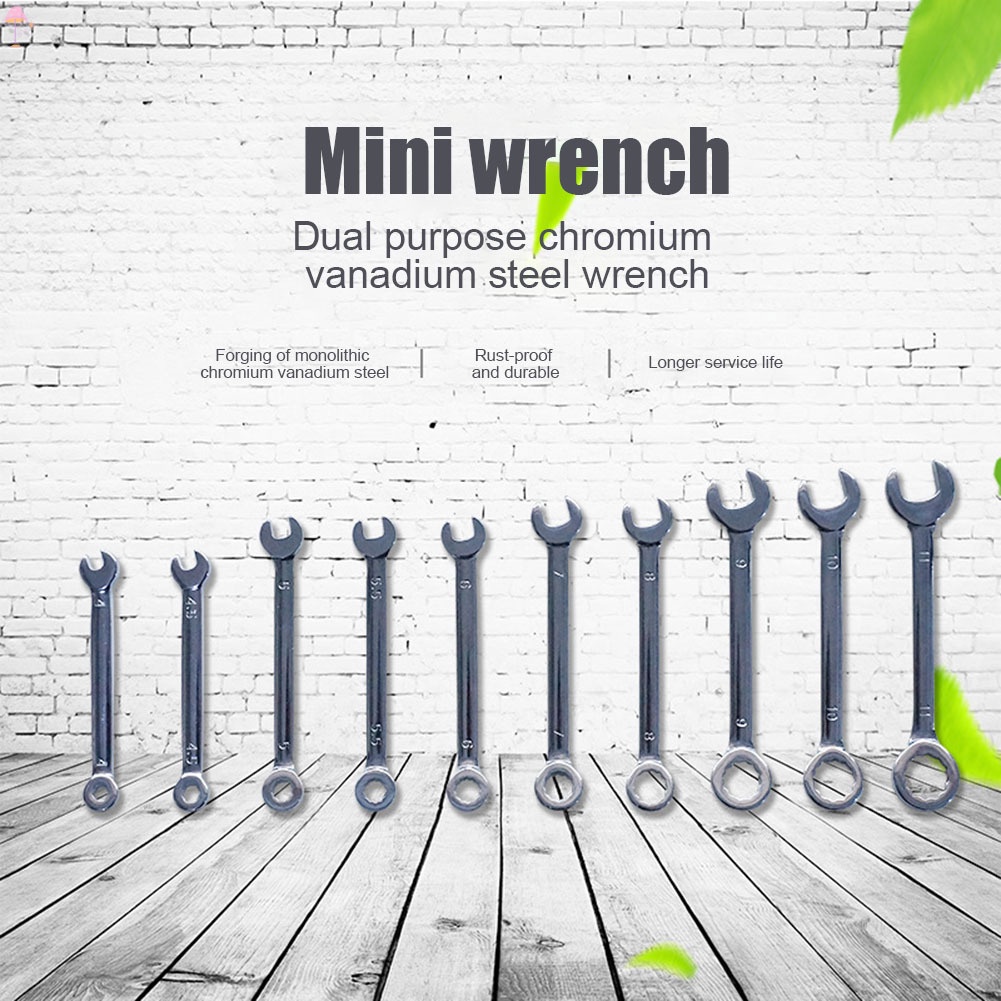 10 Cờ lê mini 4-11mm chuyên dụng chất lượng cao