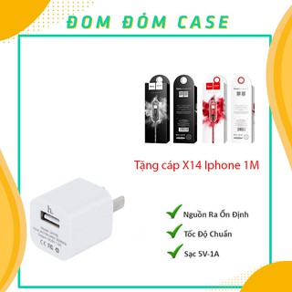 Combo Củ Sạc Hoco UH102 Và Cáp Sạc Hoco X14 - Cặp Đôi Hoàn Hảo