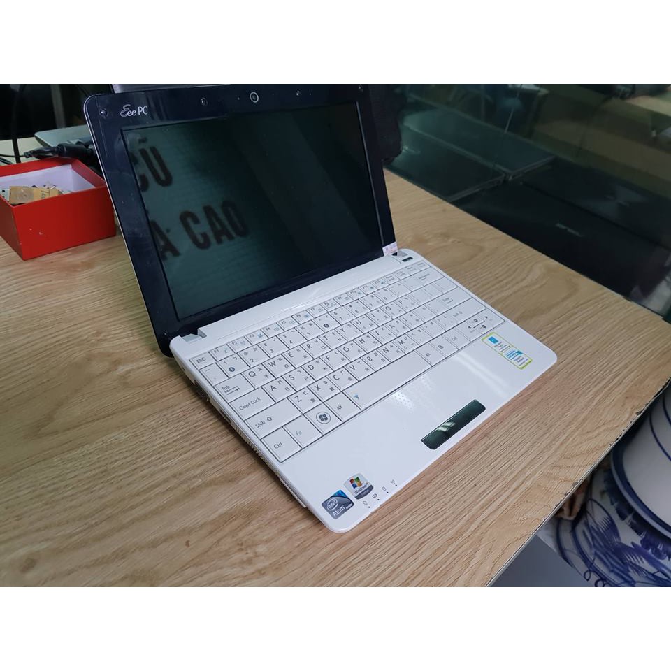Laptop mini Siêu gọn nhẹ asus eEe PC Trắng 99% 10inch Tặng đủ phụ kiện