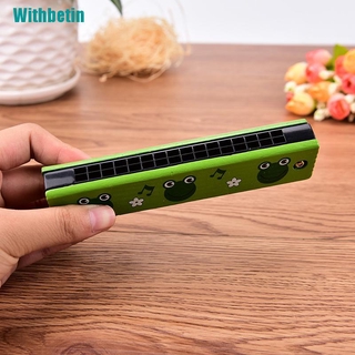 Kèn Harmonica 16 Lỗ Bằng Gỗ Dễ Thương Cho Bé