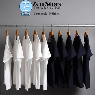 Áo thun trơn unisex form rộng Zen Store áo phông chất liệu cotton cực kỳ thoáng mát