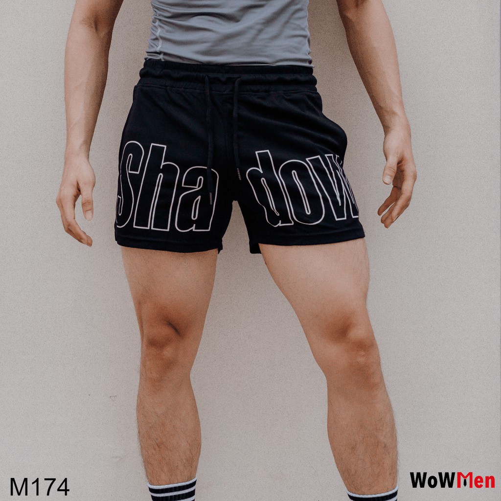 Quần Short Thun Nam Ngắn Ngang Đùi Tập Gym Thể Thao Chạy Bộ Đi Bơi Quần Đùi Nam Ngắn Mặc Nhà - M174