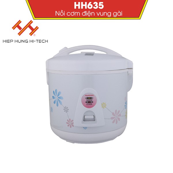  Nồi Cơm Điện Hiệp Hưng HH635 Dung Tích 1 Lít - Bảo Hành 12 Tháng Chính Hãng