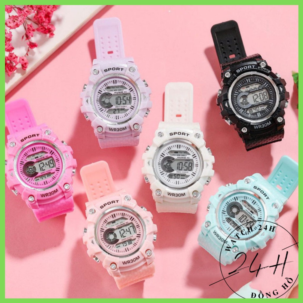 Đồng hồ thể thao nam nữ SP WR30M ,phong cách trẻ trung ,cool ngầu với dây đeo mềm ôm tay