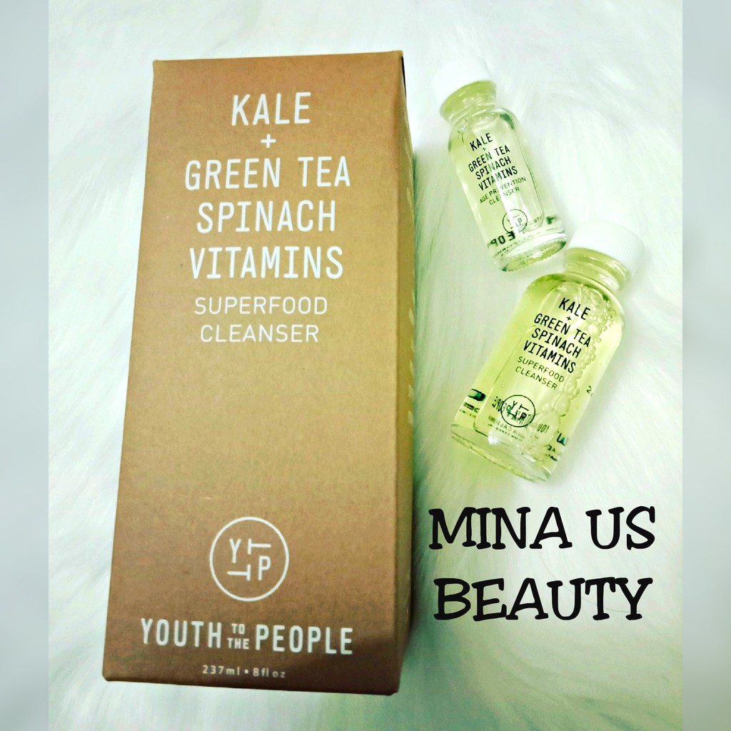 Youth To The People [15/30/237ml] KALE + Green Tea Spinach Vitamins sữa rửa mặt