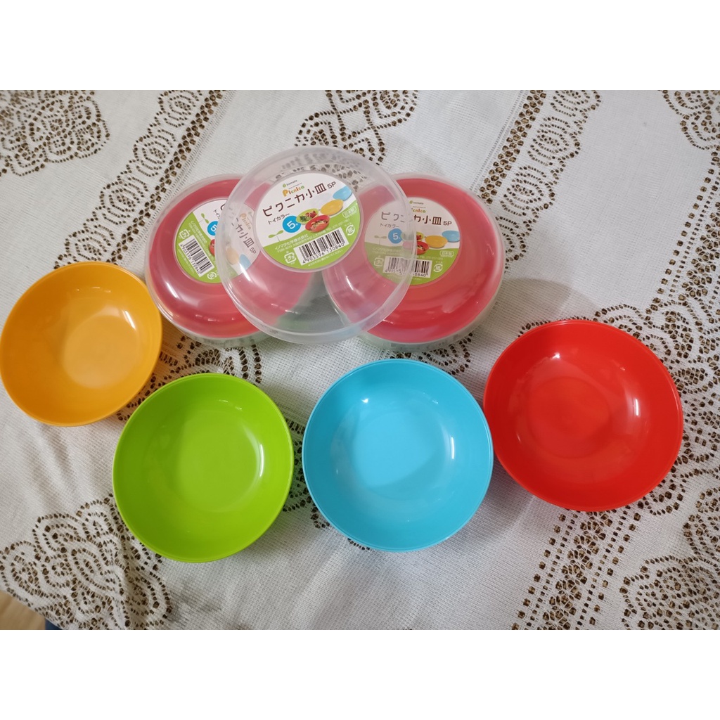 Bát đựng salad Inomata Nhật Bản 4 món nhựa PP Nguyên sinh cao cấp.