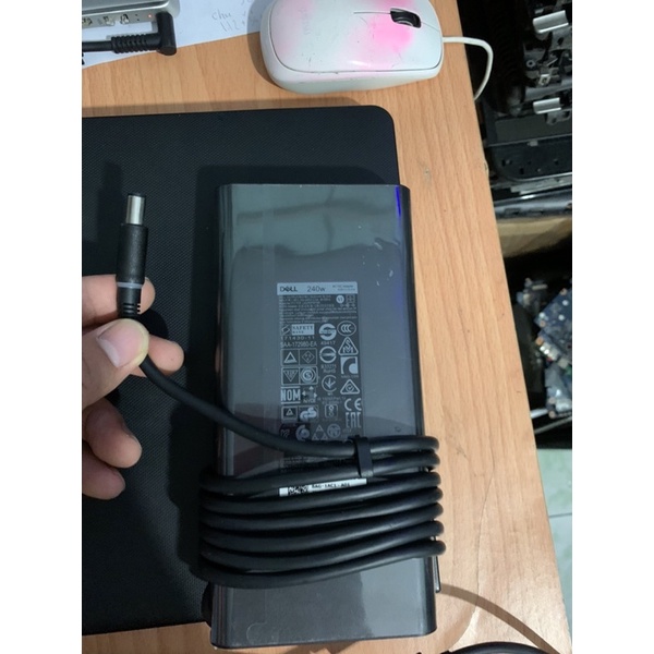 Adapter cho laptop dell máy trạm, dell gaming 240w ovan kim lớn new