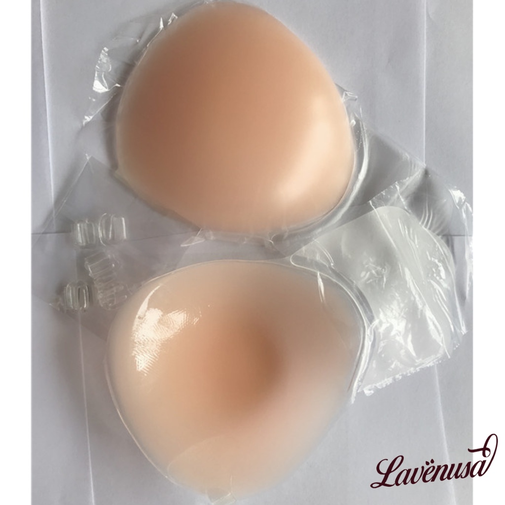 Miếng dán ngực silicon nâng ngực tạo khe chống tụt cao cấp LAVENUSA AL74