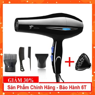 FREESHIP TỪ 50K _ Máy Sấy Tóc 4 chế độ Tạo Kiểu Deliya Công Suất Lớn 2200W Tặng Kèm Bộ Phụ Kiện 5 Chi Tiết