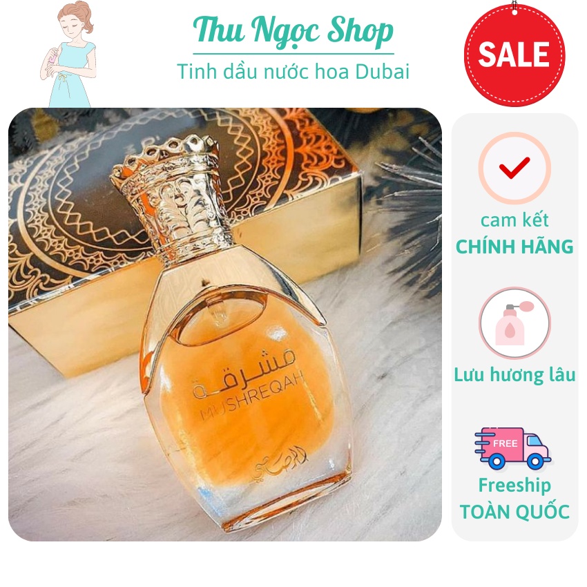 Tinh dầu nước hoa Dubai Mushrequah 🍁 CỰC HOT 🍁 xịt thơm toàn thân ngọt ngào sexy từ Vani phương Đông say đắm