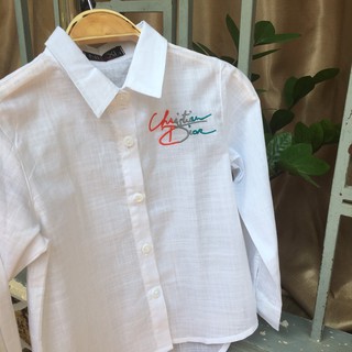 [10-16kg] Áo Sơ Mi Trắng Bé Gái Tay Dài Vải Linen Mềm Mỏng Mát Mịn, Thấm Hút Mồ Hôi và rất mát-K38 - Trang 25Kids