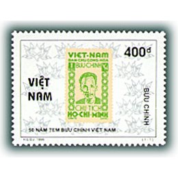 Tem sưu tập MS 737 Tem Việt Nam Ngày tem 1996 Tem Bác Hồ