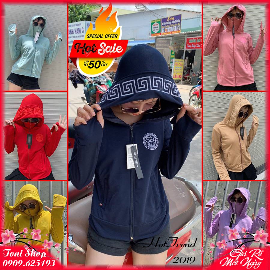 [Mã WA23150 giảm 20K đơn 150K] ÁO CHỐNG NẮNG NỮ M150 (Hàng Thêu đẹp - Versec Viền)