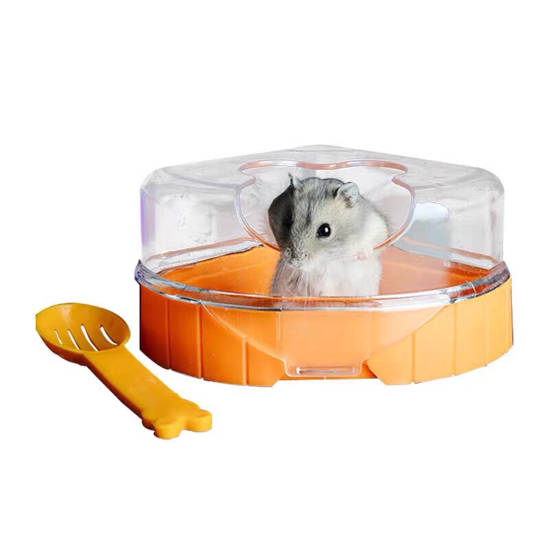 nhà tắm mika lớn cho hamster hình gấu