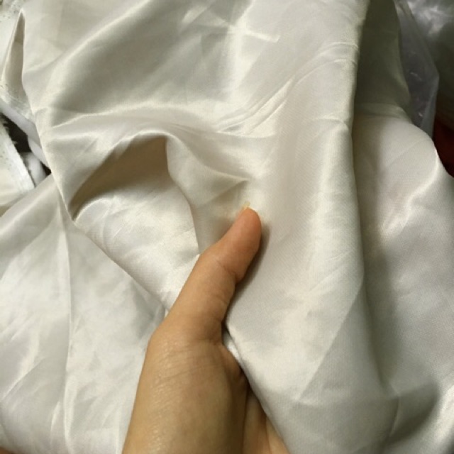 Vải phi mờ phồng màu xám bạc ánh đồng bán từ 1mx khổ rộng 1,5m của Vải rẻ HB shop