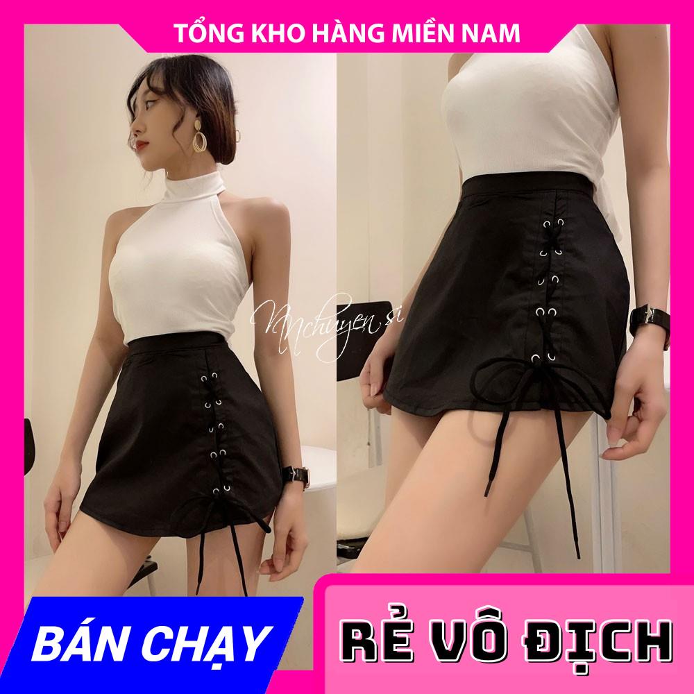 QUẦN VÁY KAKI ĐAN DÂY CỰC XINH KN97 ⚡ẢNH THẬT⚡QUẦN VÁY KAKI ⚡ CHÂN VÁY PHOM NGẮN