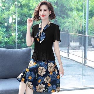 váy mùa hè mới của phụ nữ trung niên và cao tuổi
