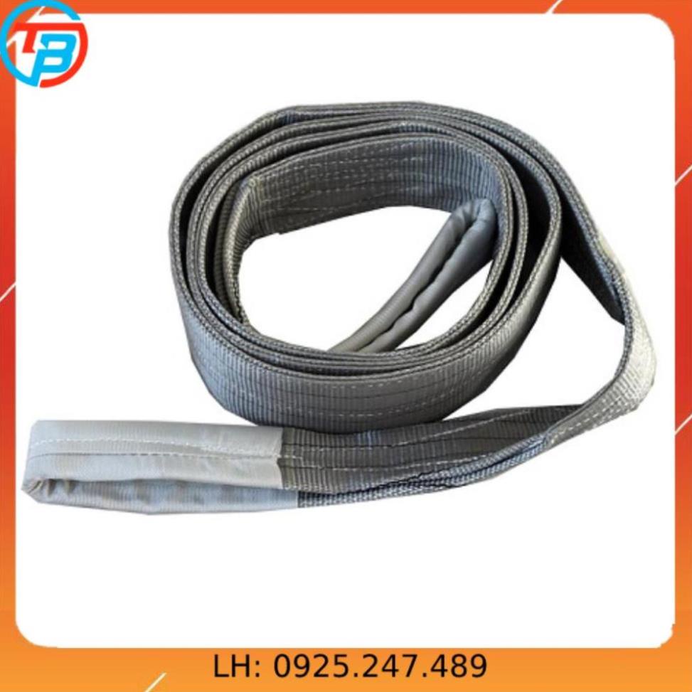 Dây cáp vải cẩu hàng 4 Tấn - bản 100mm - Hệ số 5:1 - 2 Mét CÁP THÉP Thái Bình VinàN