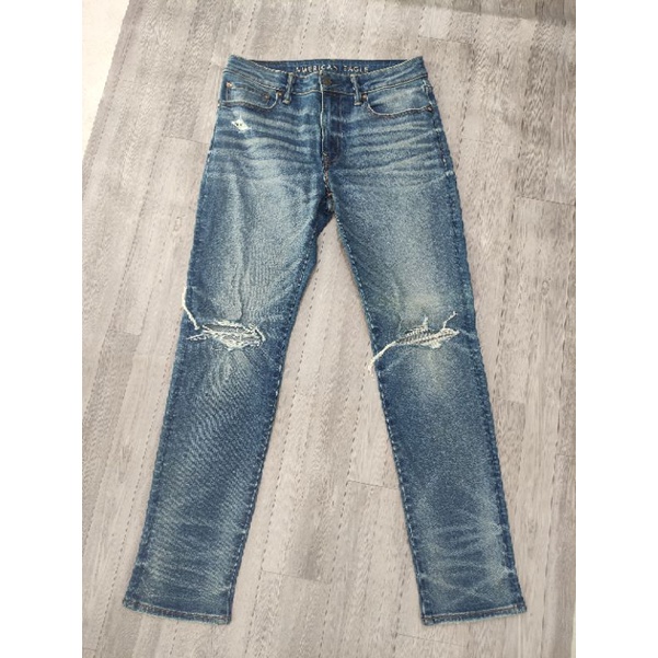 Quần jean nam AE vnxk, chất cotton cao cấp ống đứng