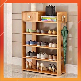 Kệ gỗ 5 tầng để giày dép cao cấp