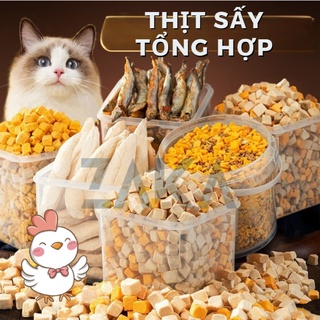 Thịt sấy cho mèo 500gr - Nhiều vị cung cấp dinh dưỡng cho bé