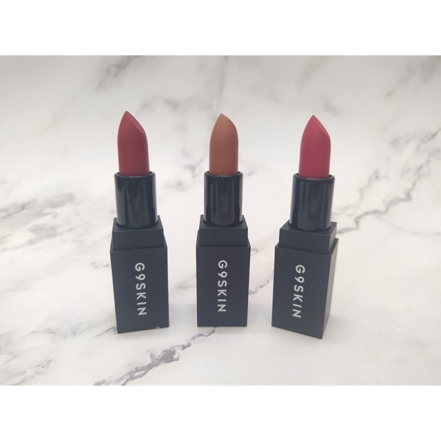 (Xả sốc)Son thỏi lì G9Skin First Lipstick G9 Skin (date T10.2021)