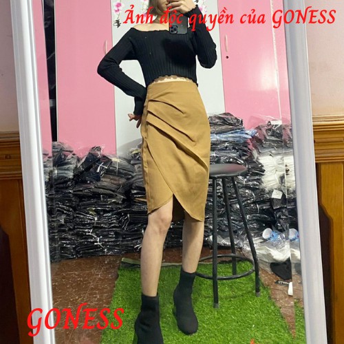 Chân váy Goness cánh tiên lụa không nhăn không xù phong cách Hàn Quốc | BigBuy360 - bigbuy360.vn