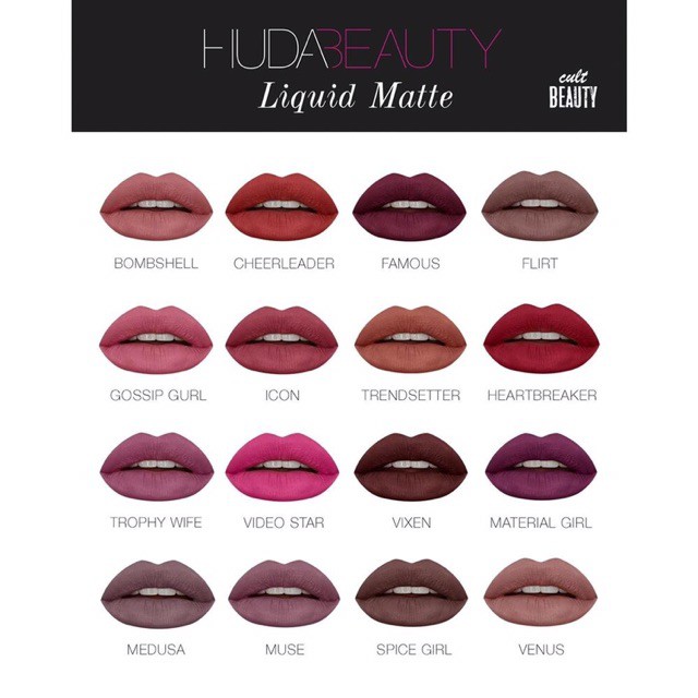 Son Kem Lì HUDA BEAUTY Liquid Matte (Minisize) - USA