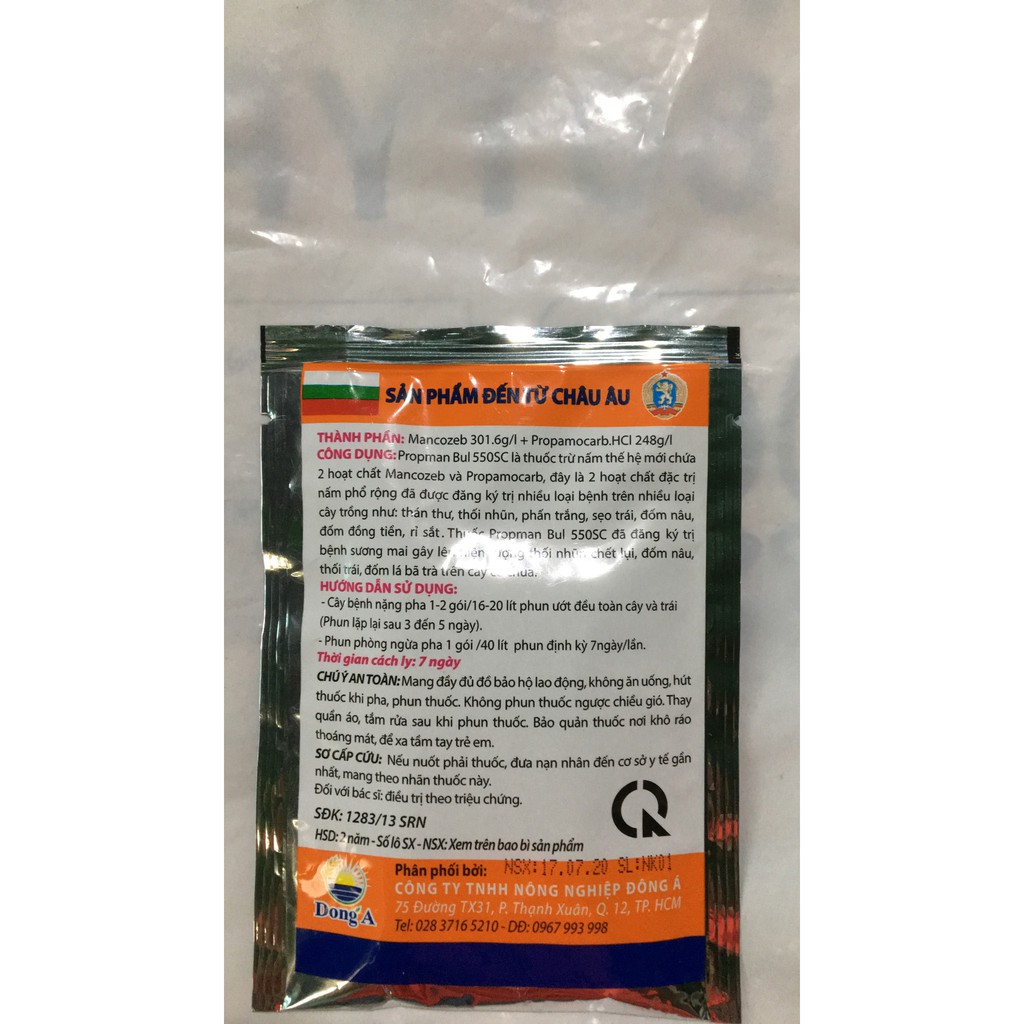 Sản phẩm Trừ SẠCH NẤM Propman BuL