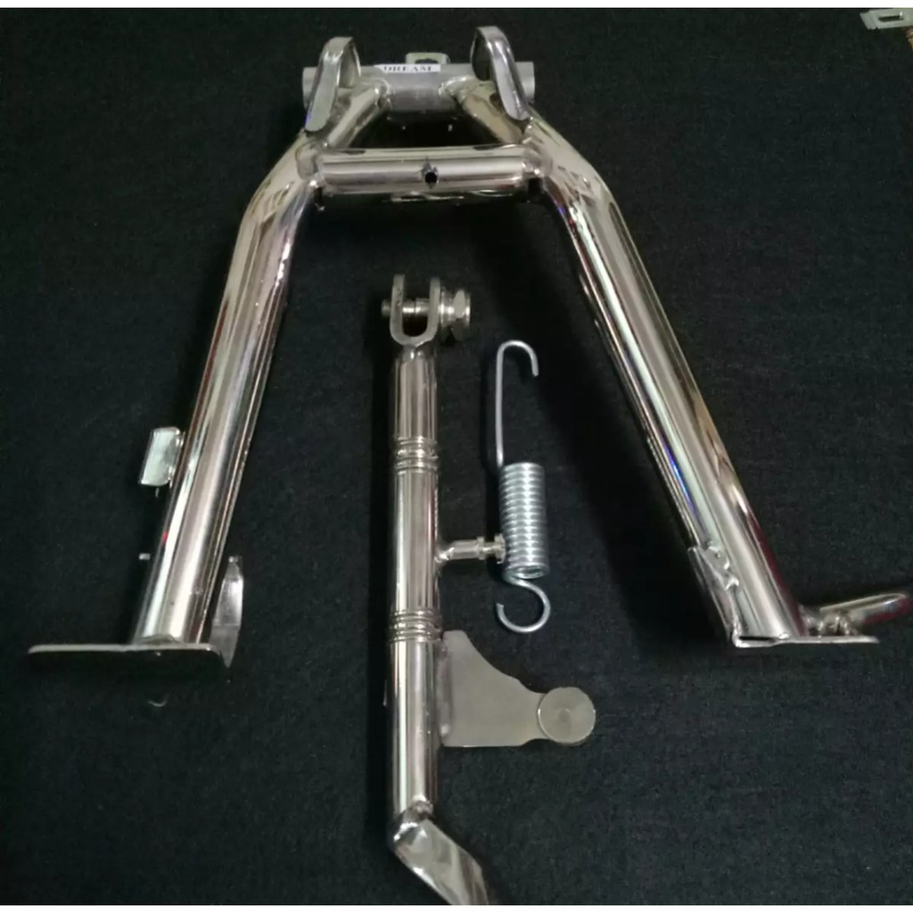 Bộ chống đứng và chống nghiêng Inox xe dream cao